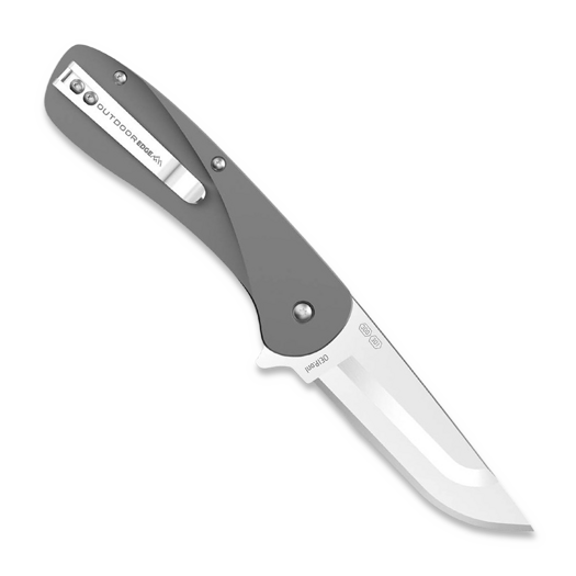 Outdoor Edge Razor VX1 3.0" Aluminum Grey k&auml;&auml;nt&ouml;veitsi