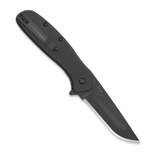 Outdoor Edge Razor VX2 3.0" G10 All Black k&auml;&auml;nt&ouml;veitsi