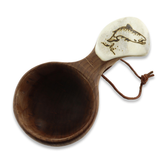Pahantekijä Pellosta Moose Antler Kuksa, Curly, animals, 1 hole