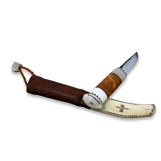 Pasi Jaakonaho Antler Puukko finska kniv