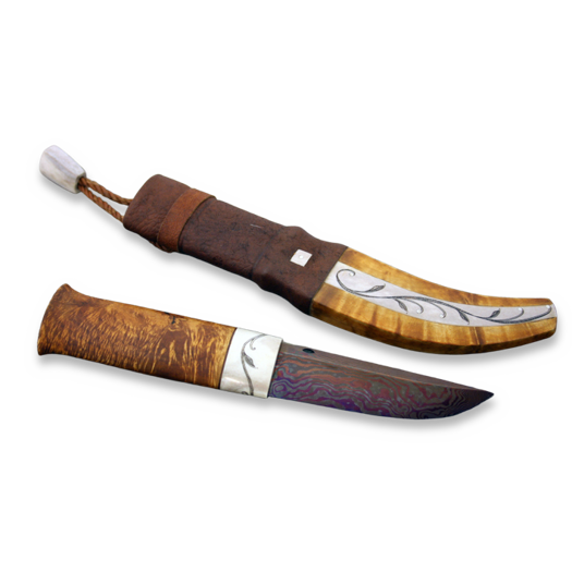 Pasi Jaakonaho Damascus Puukko