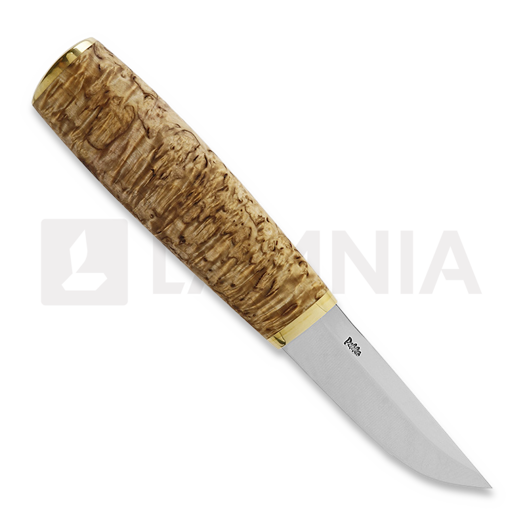 Pekka Tuominen Curly birch mes, Stabilized puukko