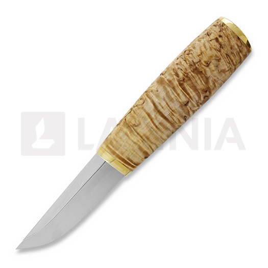 Pekka Tuominen Curly birch puukko, Stabilized puukko