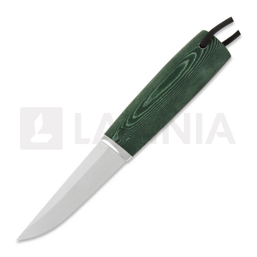 Ніж Pekka Tuominen Puukko, green micarta