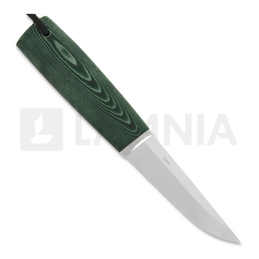 Pekka Tuominen Puukko kniv, green micarta
