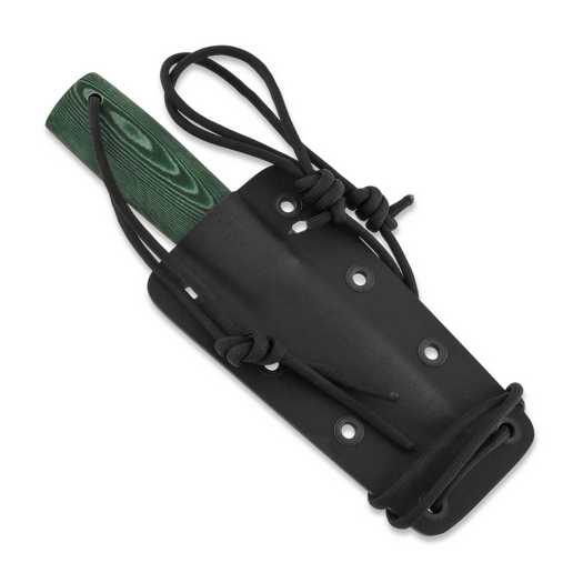 Pekka Tuominen Puukko kniv, green micarta