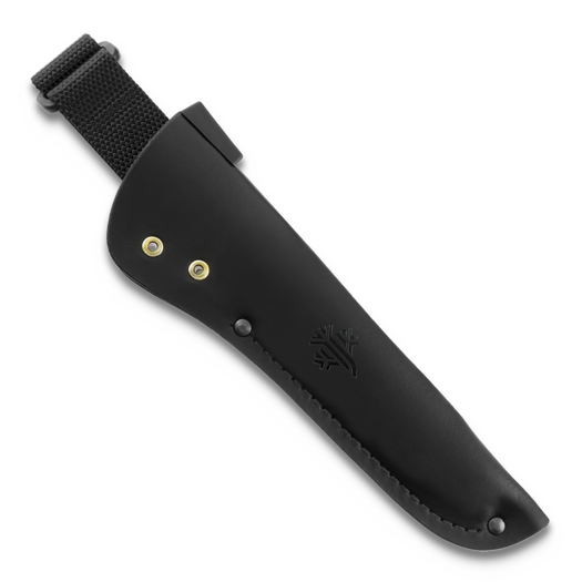 Peltonen Knives Sissipuukon nahkatuppi M95, musta, oikeakätinen