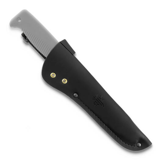 Peltonen Knives Sissipuukon nahkatuppi M95, musta, oikeak&auml;tinen