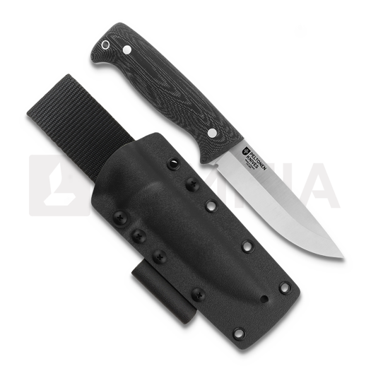 Peltonen Knives M07 Full Tang, musta micarta, kydex tuppi