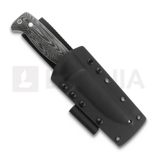 Peltonen Knives M07 Full Tang, black micarta, kydex sheath