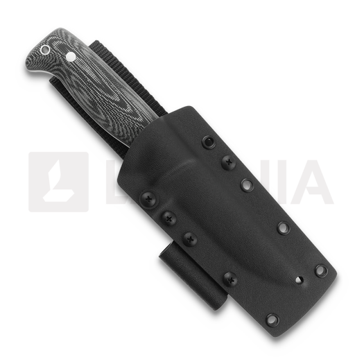 Peltonen Knives M07 Full Tang, black micarta, kydex sheath