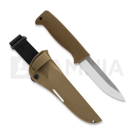 Peltonen Knives Sissipuukko M07 N690, komposiittituppi, coyote