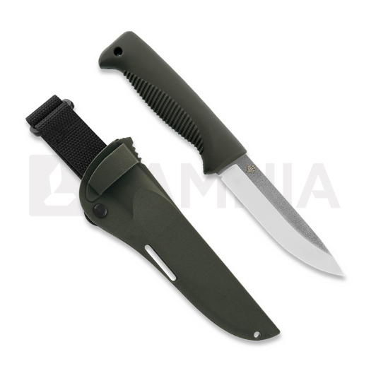 Peltonen Knives Sissipuukko M07 N690, komposiittituppi, vihreä