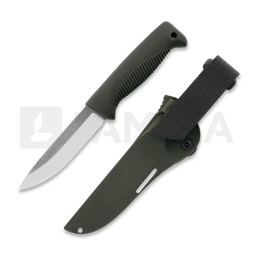 Peltonen Knives Sissipuukko M07 N690, komposiittituppi, vihreä