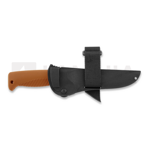 Peltonen Knives Sissipuukko M07 N690, komposiittituppi, oranssi