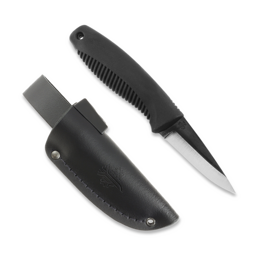 Peltonen Knives Pikkusissi M23 puukko, nahkatuppi