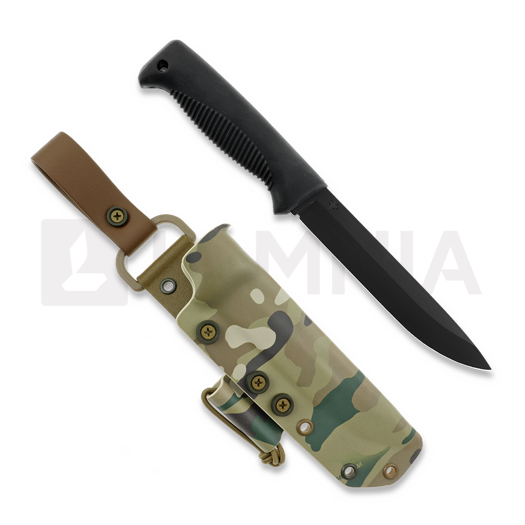 Peltonen Knives M95 Ranger Puukko Teflon, camo kydex sheath