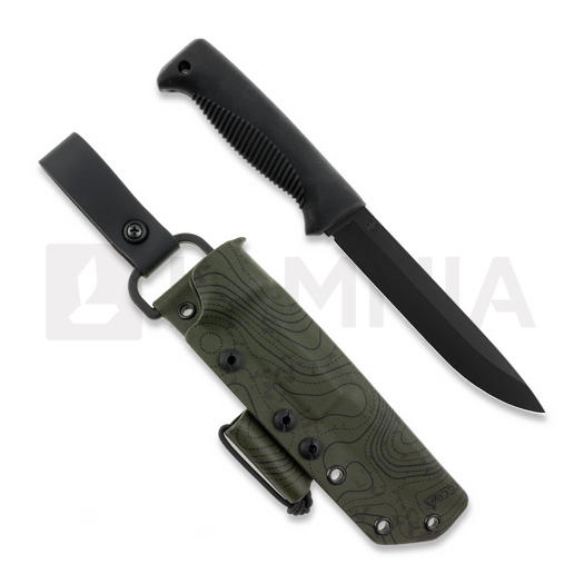 Peltonen Knives M95 Ranger Puukko Teflon, camo kydex sheath