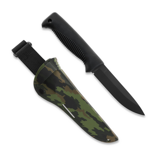 Peltonen Knives Sissipuukko M07 Cerakote, Suomi Camo tuppi