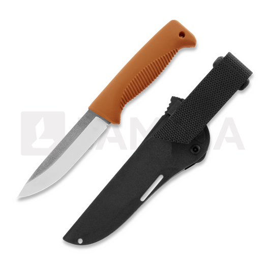 Peltonen Knives Sissipuukko M07 N690, komposiittituppi, oranssi