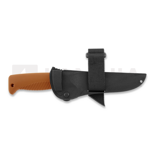 Peltonen Knives Sissipuukko M07 N690, komposiittituppi, oranssi