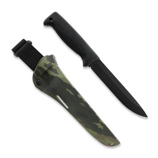 Peltonen Knives Sissipuukko M95 Cerakote, Suomi Camo tuppi