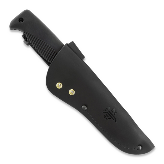 Peltonen Knives Sissipuukko M07, nahkatuppi, musta