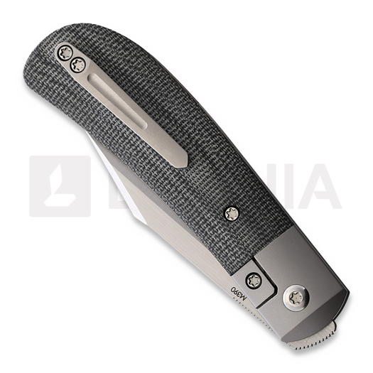 Couteau pliant Pena Knives Lanny's Bolster Lock, noir