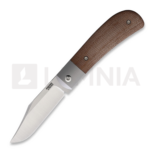 Pena Knives Lanny's Bolster Lock 折り畳みナイフ, natural