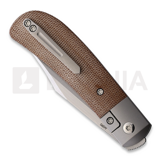 Couteau pliant Pena Knives Lanny's Bolster Lock, natural