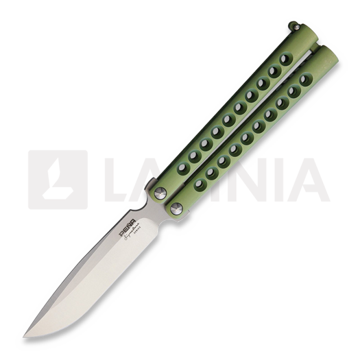Couteau papillon Pena Knives Penasong, vert