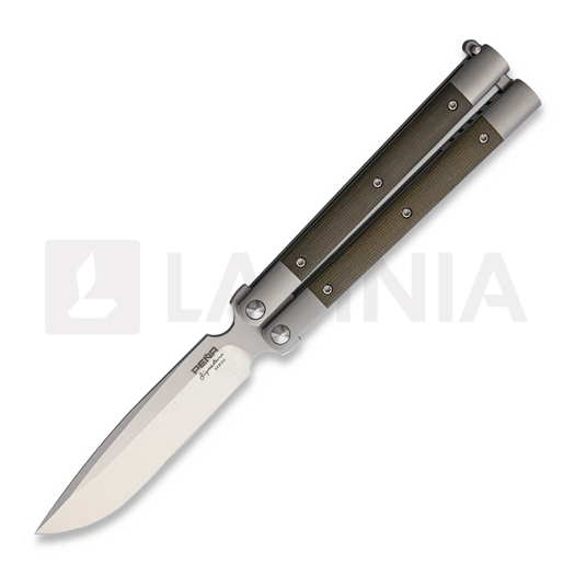 Pena Knives Penasong balisong, green