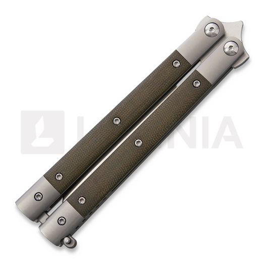 Pena Knives Penasong balisong, green