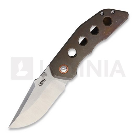 Pena Knives Rhino 折り畳みナイフ, bronze