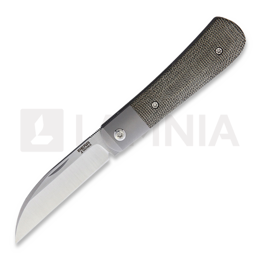 Pena Knives X-Series Linerlock Green Micarta foldekniv