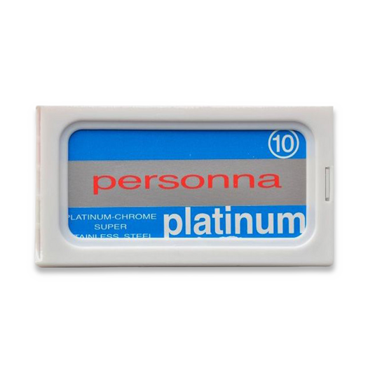 Personna Platinum Red Double Edge Razor Blades 10 pcs