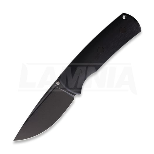 มีด Petrified Fish Beluga - Blackwash - G10, ดำ