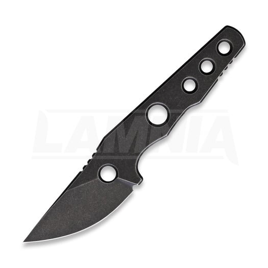 Petrified Fish Bison - Blackwash halskniv