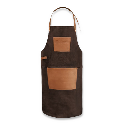 Petromax Buff Leather Apron with neck strap
