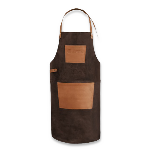 Petromax Buff Leather Apron with neck strap