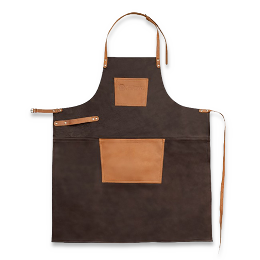 Petromax Buff Leather Apron with neck strap