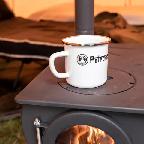 Petromax Enamel Mug, white
