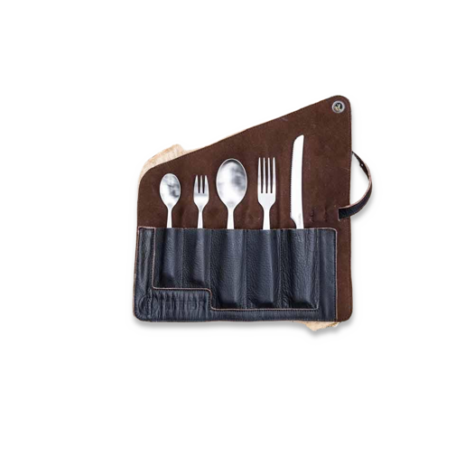 Petromax Leather Cutlery Bag