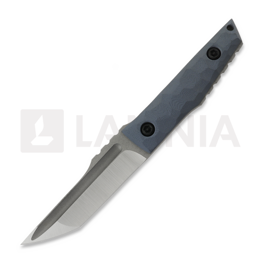 PG Knives Compact Tanto, Blue G-10, Satin