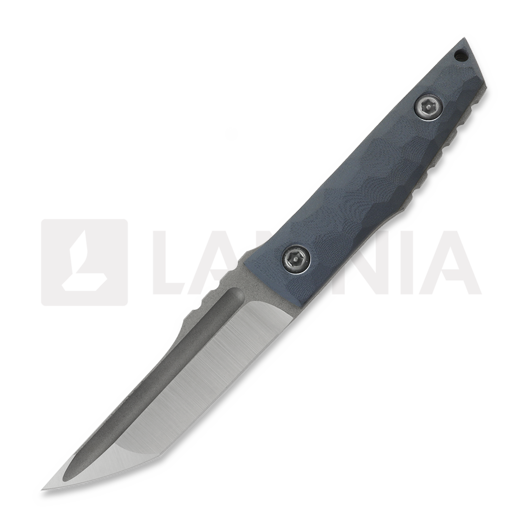 PG Knives Compact Tanto, Blue G-10, Satin