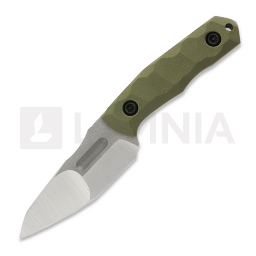 PG Knives Defender, Green G-10, Satin
