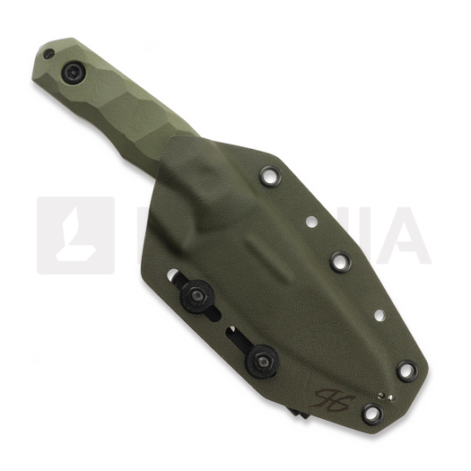 PG Knives Defender, Green G-10, Satin