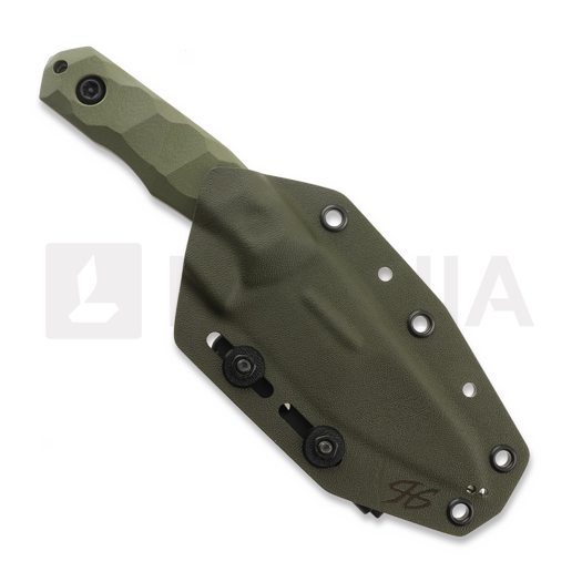 PG Knives Defender, Green G-10, Satin