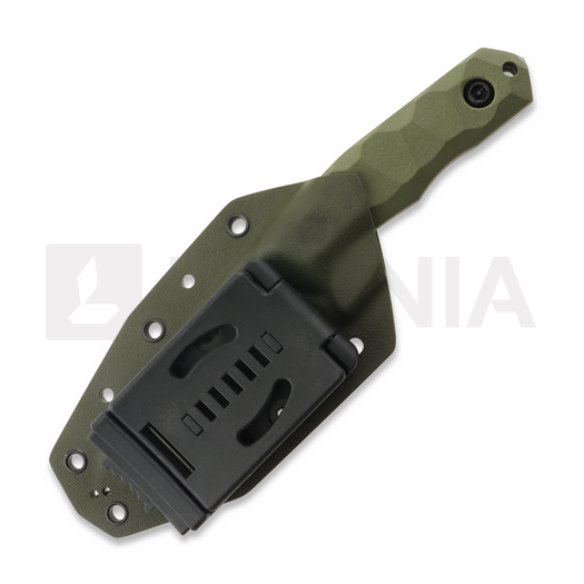 PG Knives Defender, Green G-10, Satin