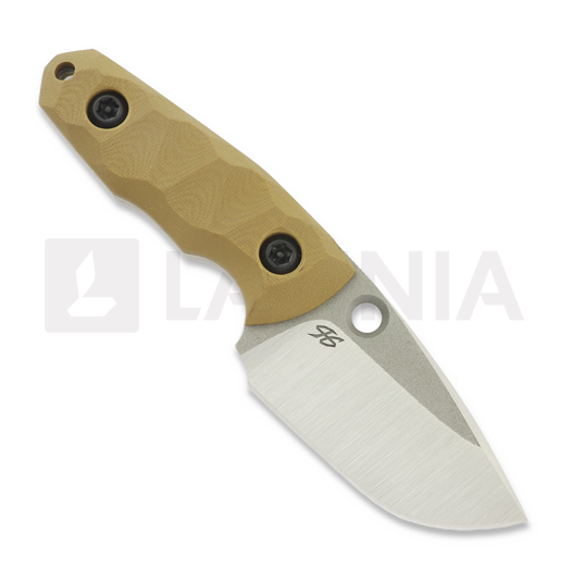 PG Knives Micro Spider, Brown G-10, Satin